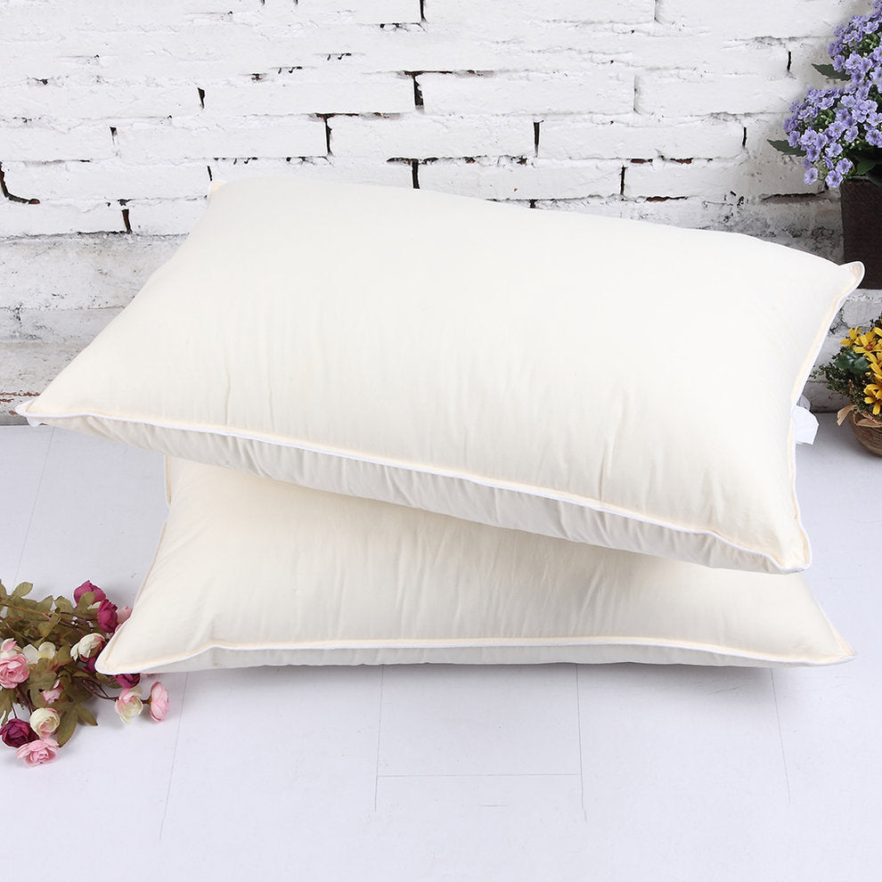 220x260cm/86''x102'' Cotton Bedding Soft White Duvet 85% Duck Feather Quilt