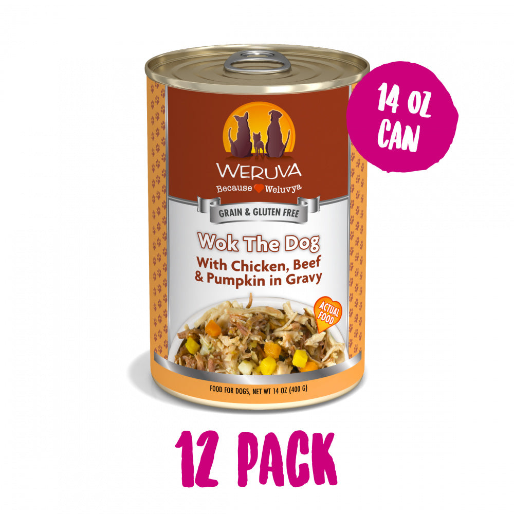 Weruva Wok The Dog with Chicken， Beef and Pumpkin in Gravy Canned Dog Fo andndash; Pet Empire and Supplies