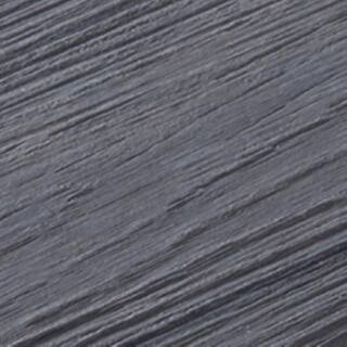 FORTRESS Infinity IS 5.35 in. x 6 in. Grooved Cape Town Grey Composite Deck Board Sample 194106104