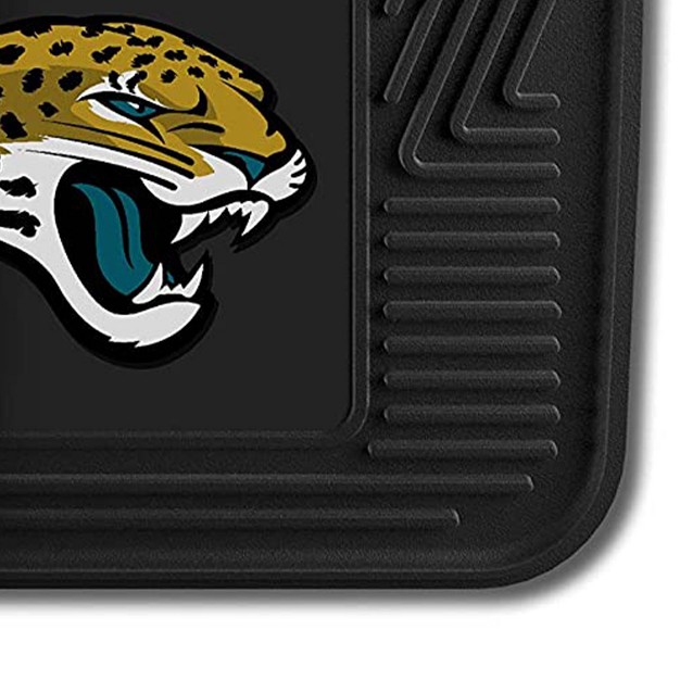 Fanmats 27 X 17 Inch Universal Fit All Weather Protection Vinyl Front Row Floor Mat 2 Piece Set For Cars Trucks And Suvs Jacksonville Jaguars