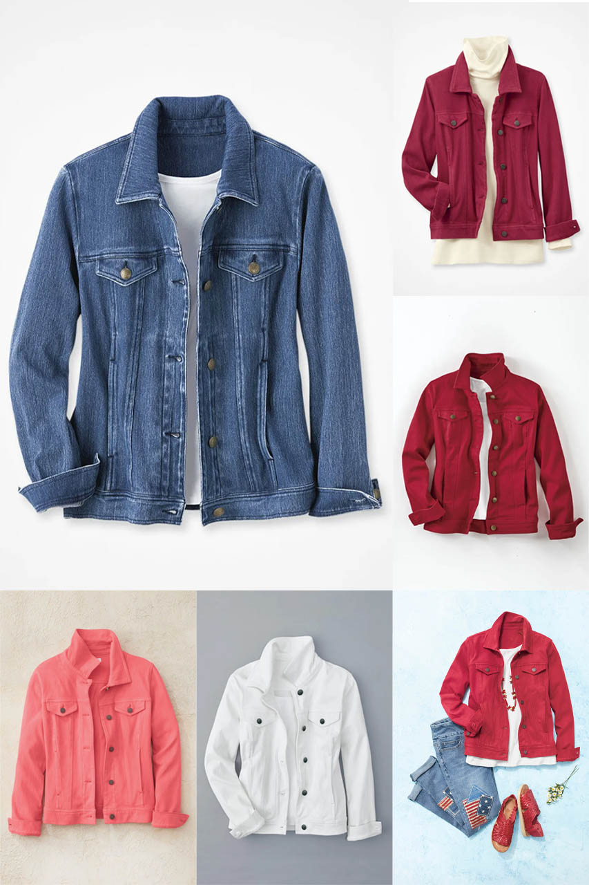 Knit Denim Jacket