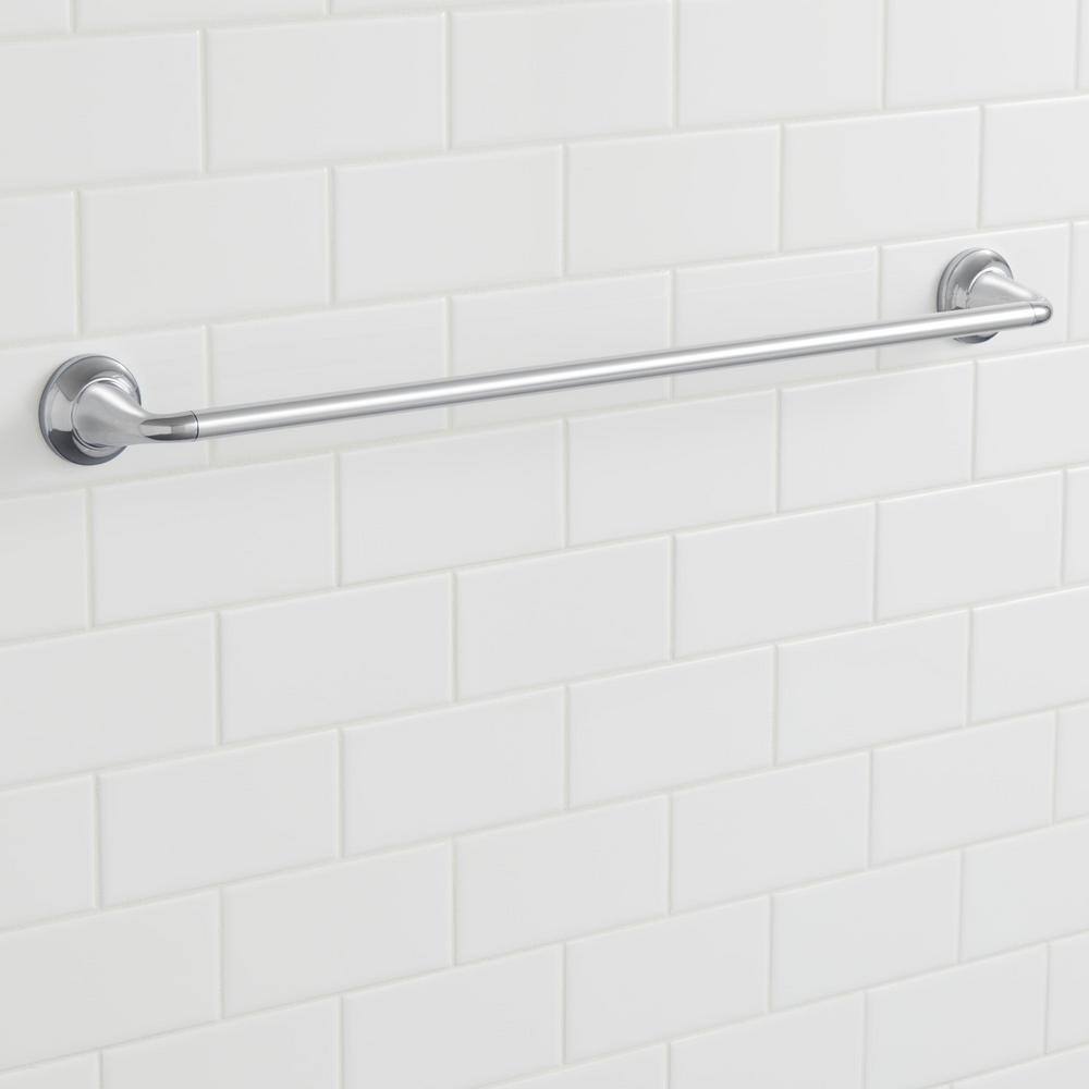 Glacier Bay Constructor 24 in. Towel Bar in Chrome 20118-0201