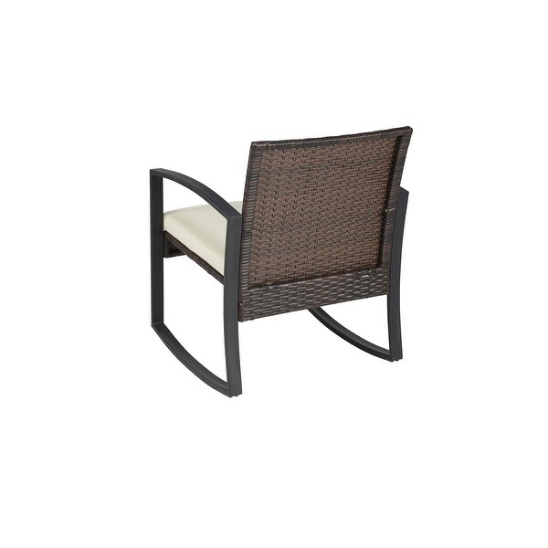 Saint Birch 3pcs Wicker Rocker Set