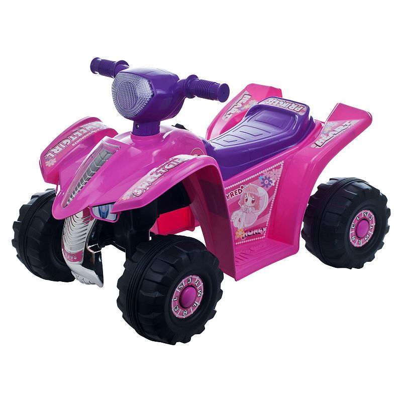 Lil' Rider Pink Princess Mini Quad Ride-On Four Wheeler