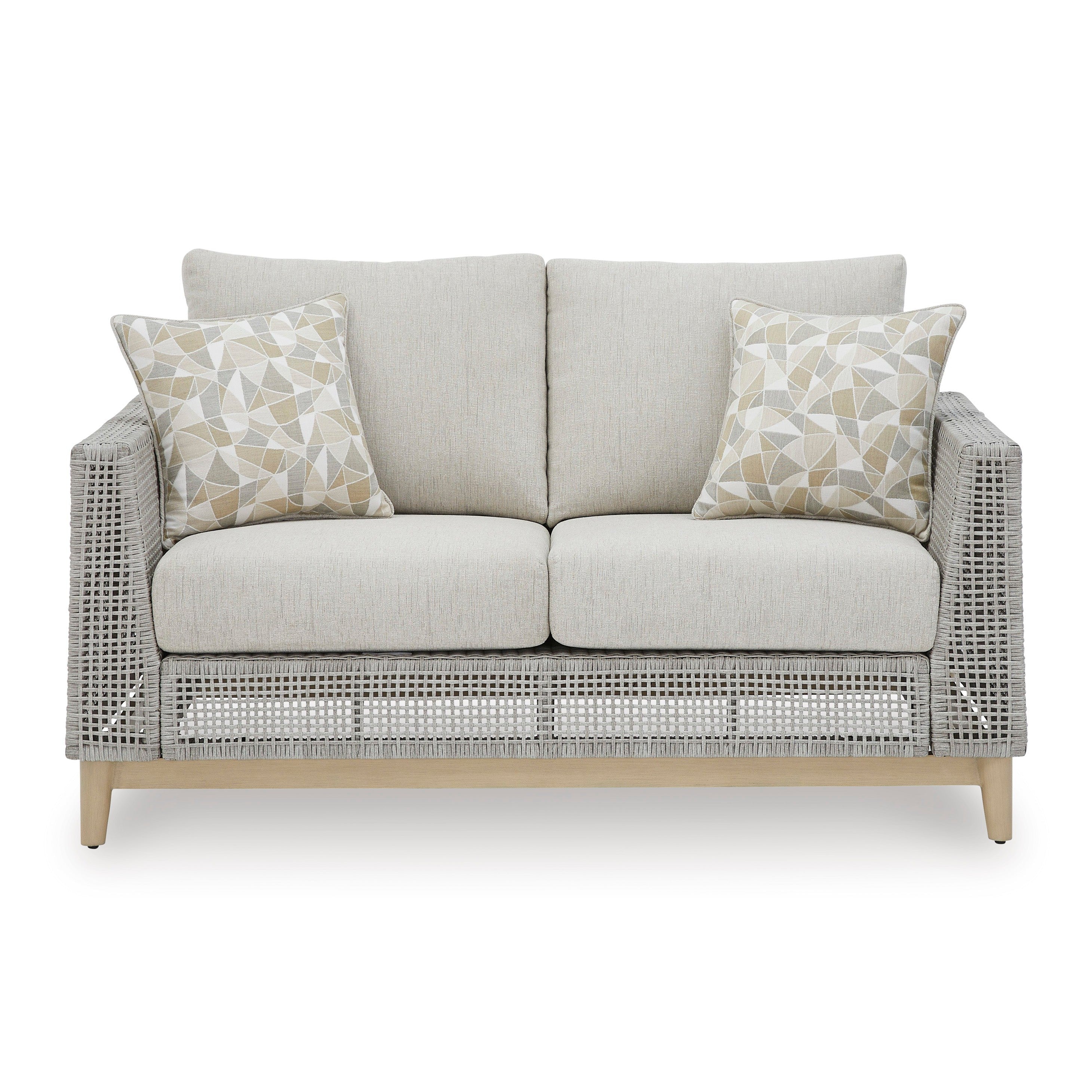 St Barts Open Weave  60 Love Seat