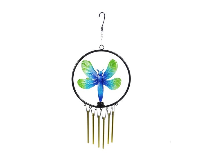 Alpine Metal Dragonfly Windchimes - SKY486