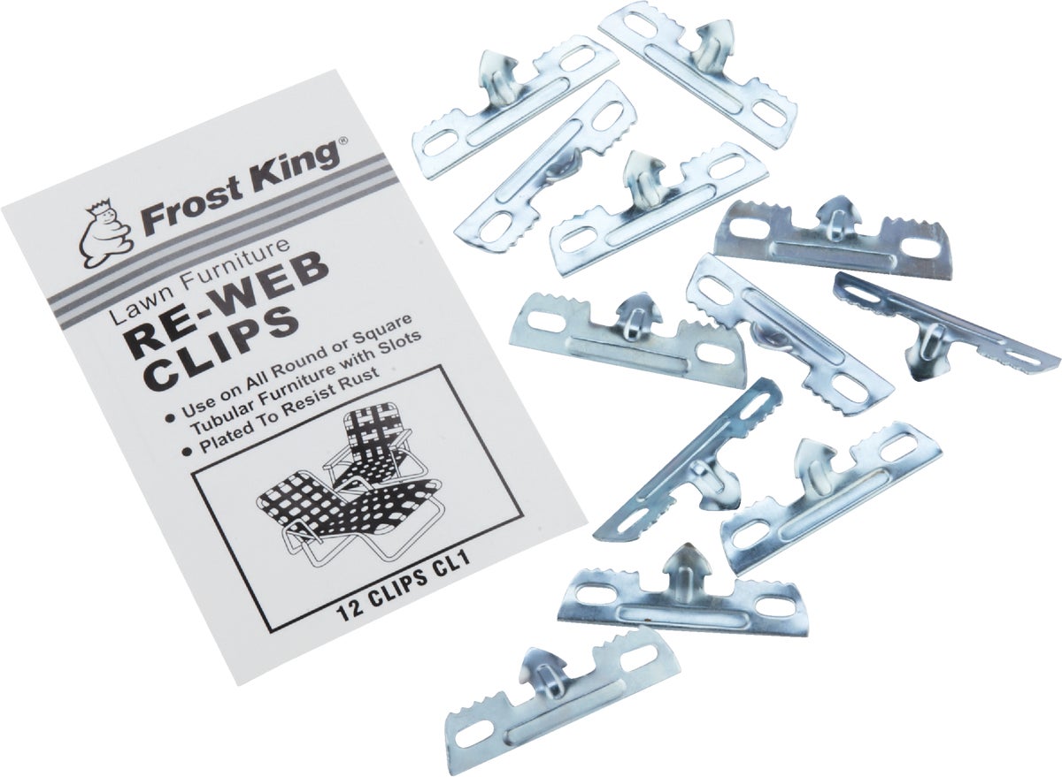 Frost King 12-Pack Outdoor Chair Webbing Clips