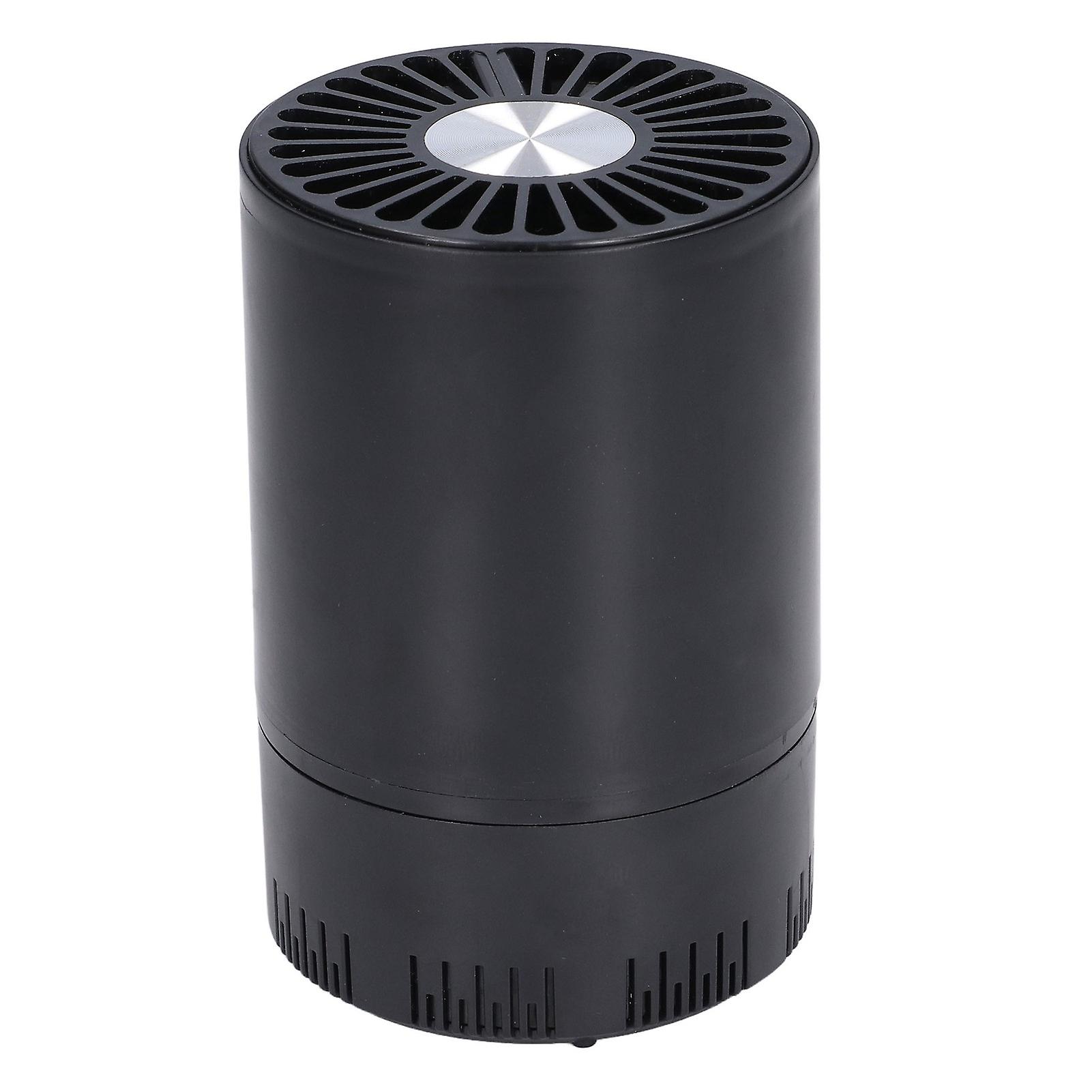 Desktop Air Purifier Intelligent USB Powered Ultra Quiet Negative Ion Air Purifier for Home Travel CarBlack