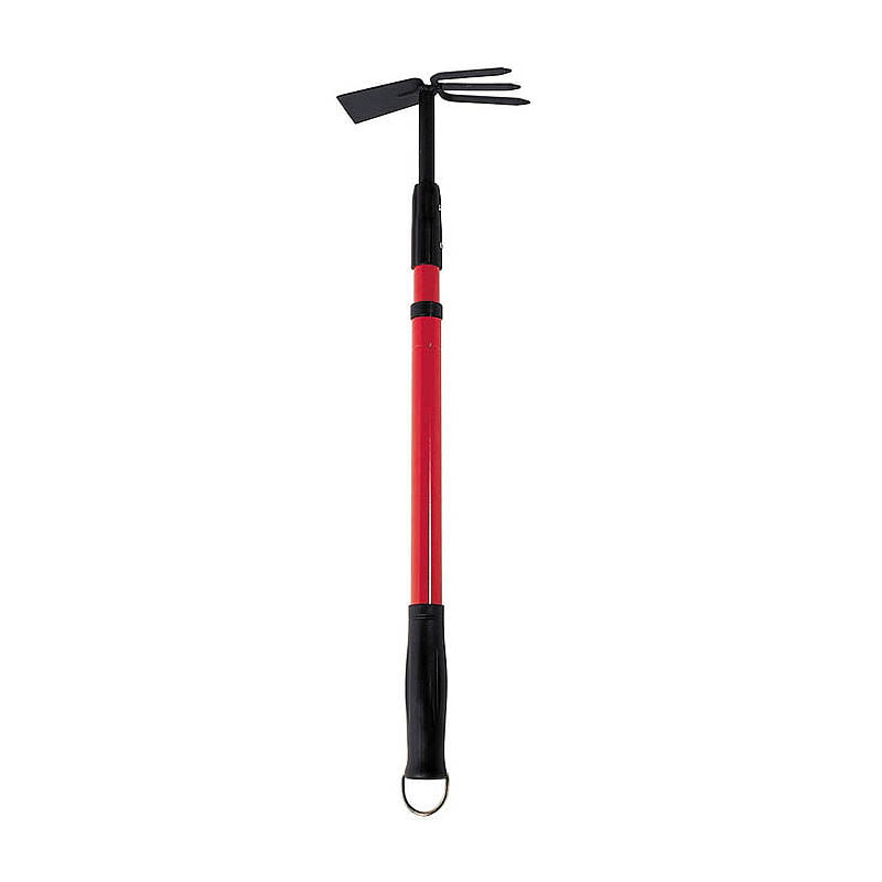 Bond Manufacturing (LH016) Telescopic Culti-Hoe, Red Handle, 25-37 inches