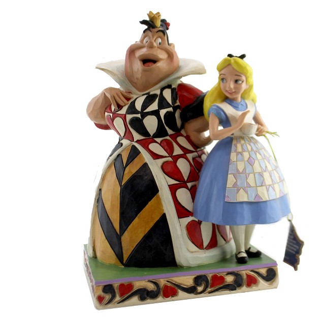 Jim Shore Chaos And Curiosity One Figurine 8 5 Inches Alice Wonderland 6008069 Polyresin Multicolored