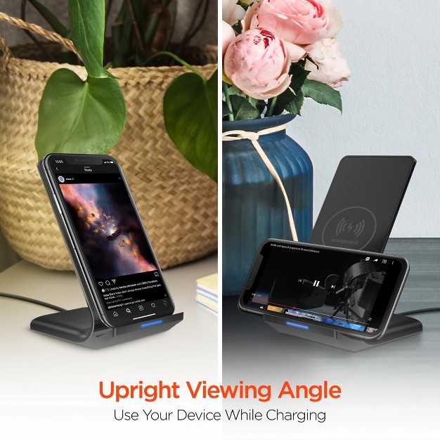 Hypergear 10w Wireless Fast Charging Stand Black