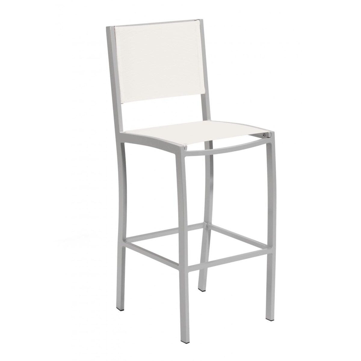 Travira Aluminum Bar Stool W/ Natural Sling By Oxford Garden