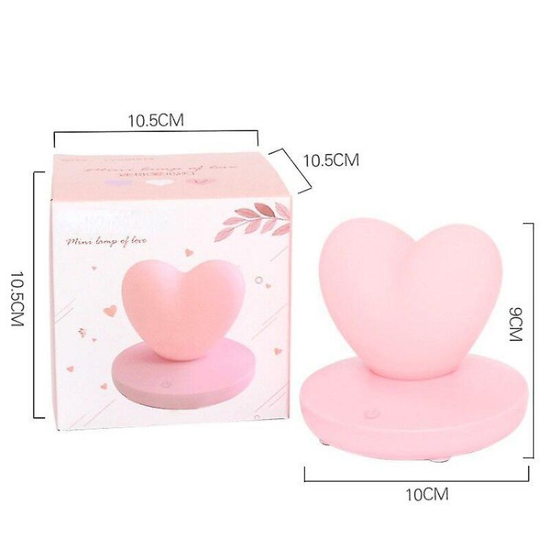 Heart Shaped Led Light Rechargeable Lamp