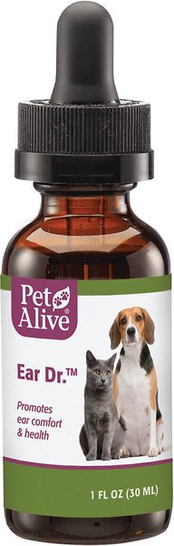 PetAlive Ear Dr. Dog and Cat Ear Drops， 0.71-oz bottle