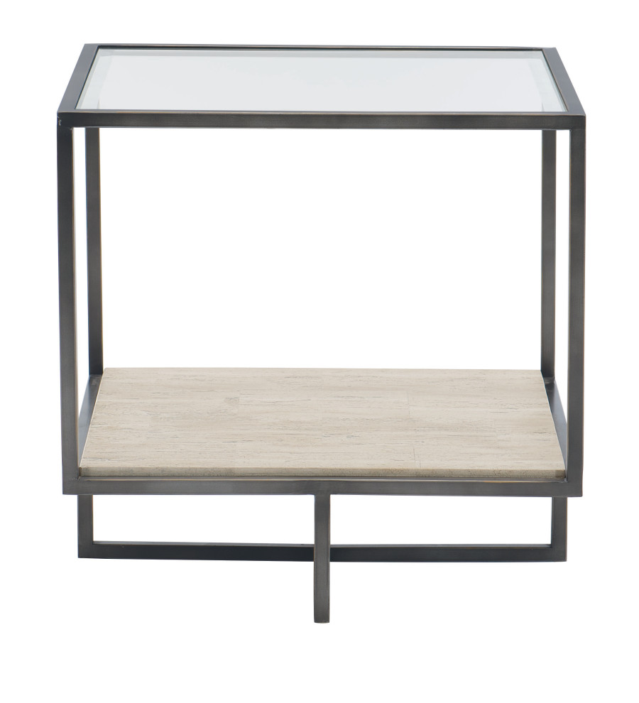 Bernhardt Harlow Metal Square End Table   Industrial   Side Tables And End Tables   by Bernhardt Furniture Company  Houzz