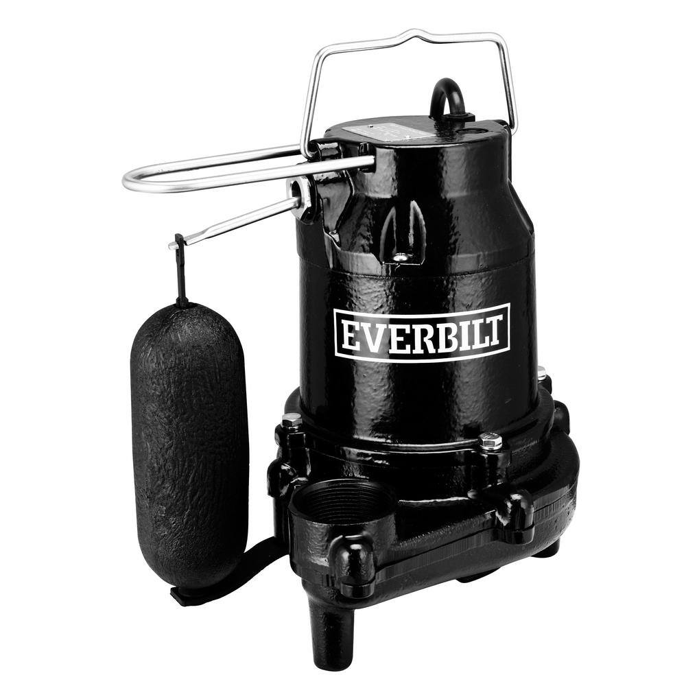 Everbilt 12 HP Cast Iron Sump Pump HDS50