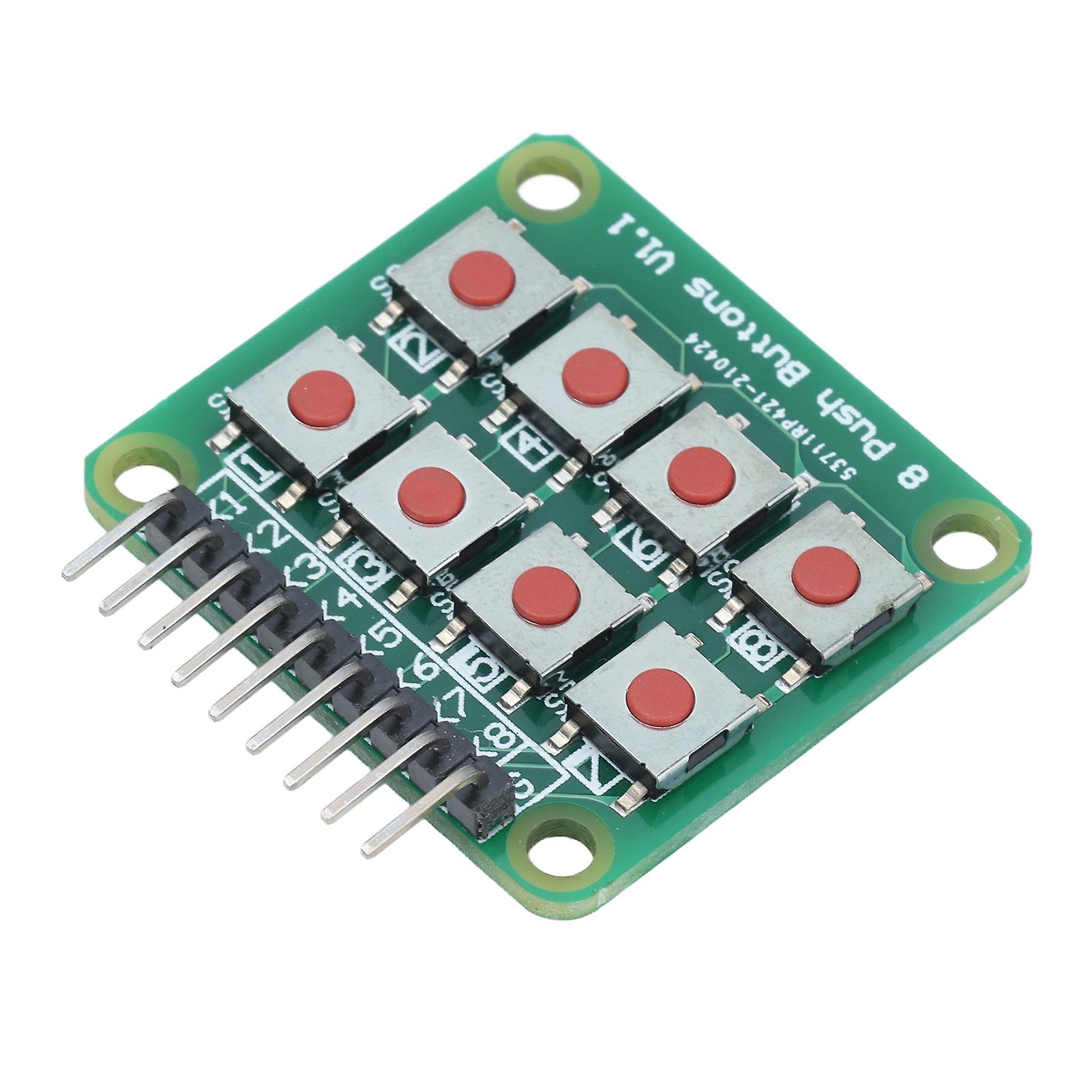 Button Key Module Keypad Board 2x4 Matrix 8 Push Micro Switch For Single Chip Microcomputer