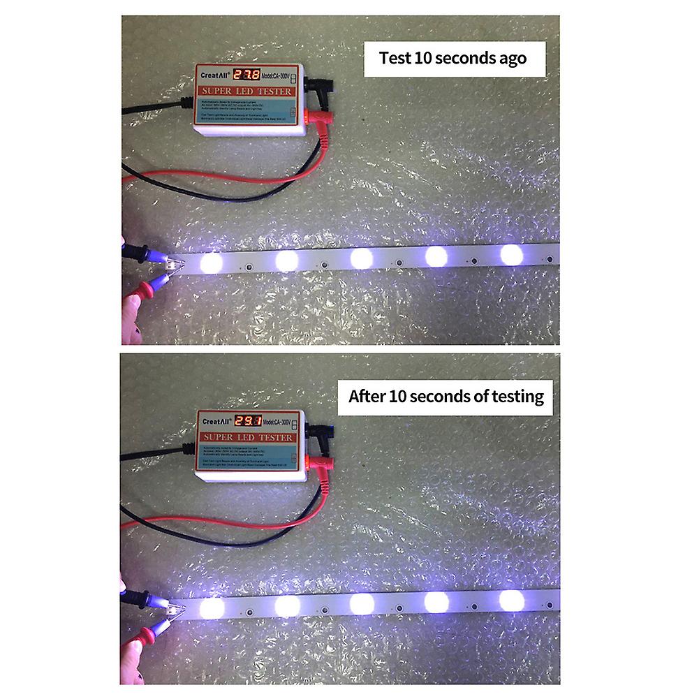 Ca-300v Portable Led Lamp Beads Light Bar Tv Backlight Tester Led Strips Beads Lamp Board Test Tool Capacitance Diode Voltage Testing With Switch No.1