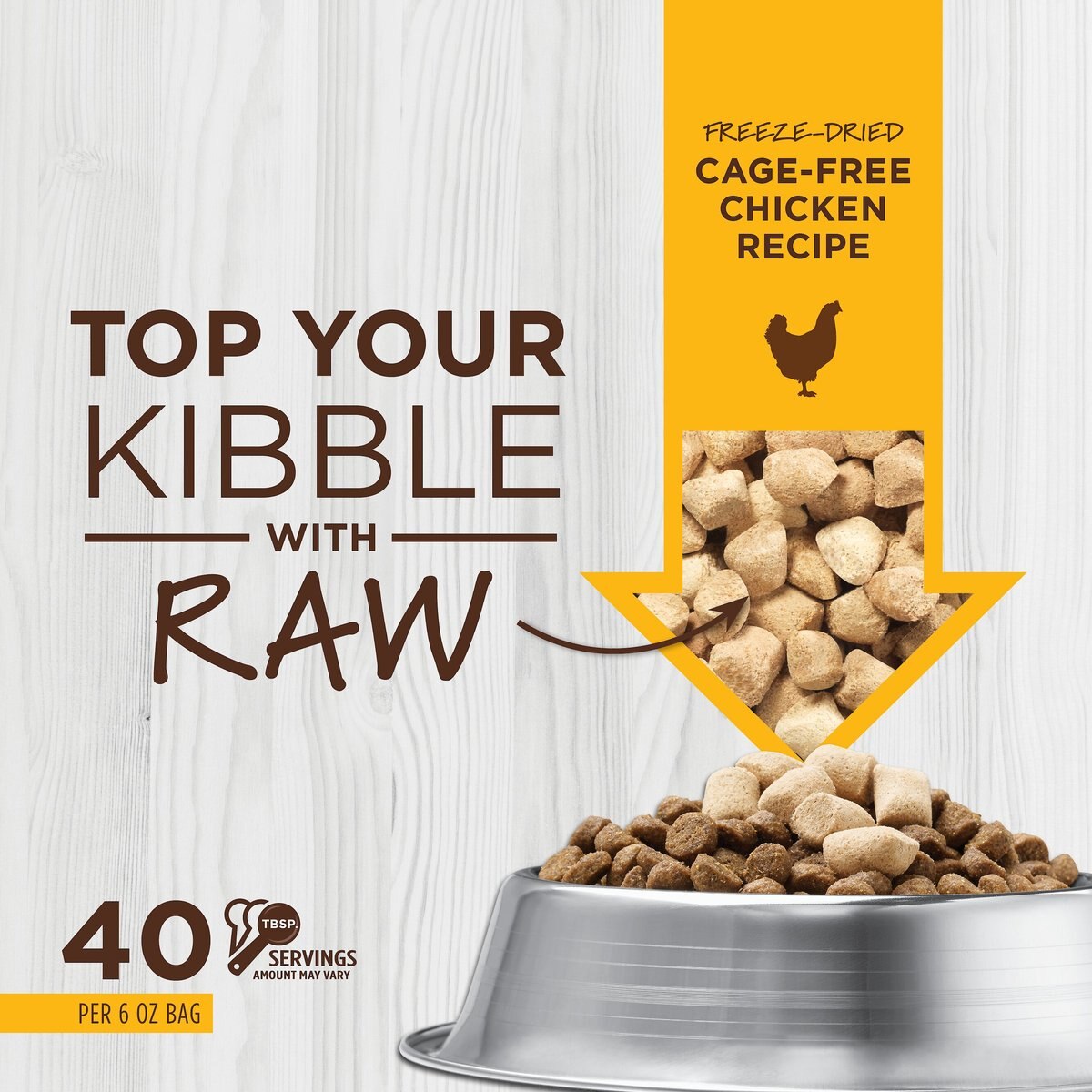 Instinct Raw Boost Mixers Chicken Recipe Grain-Free Freeze-Dried Cat Food Topper