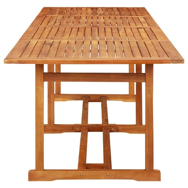 vidaXL Outdoor Dining Table Patio Table Garden Furniture Solid Wood Acacia