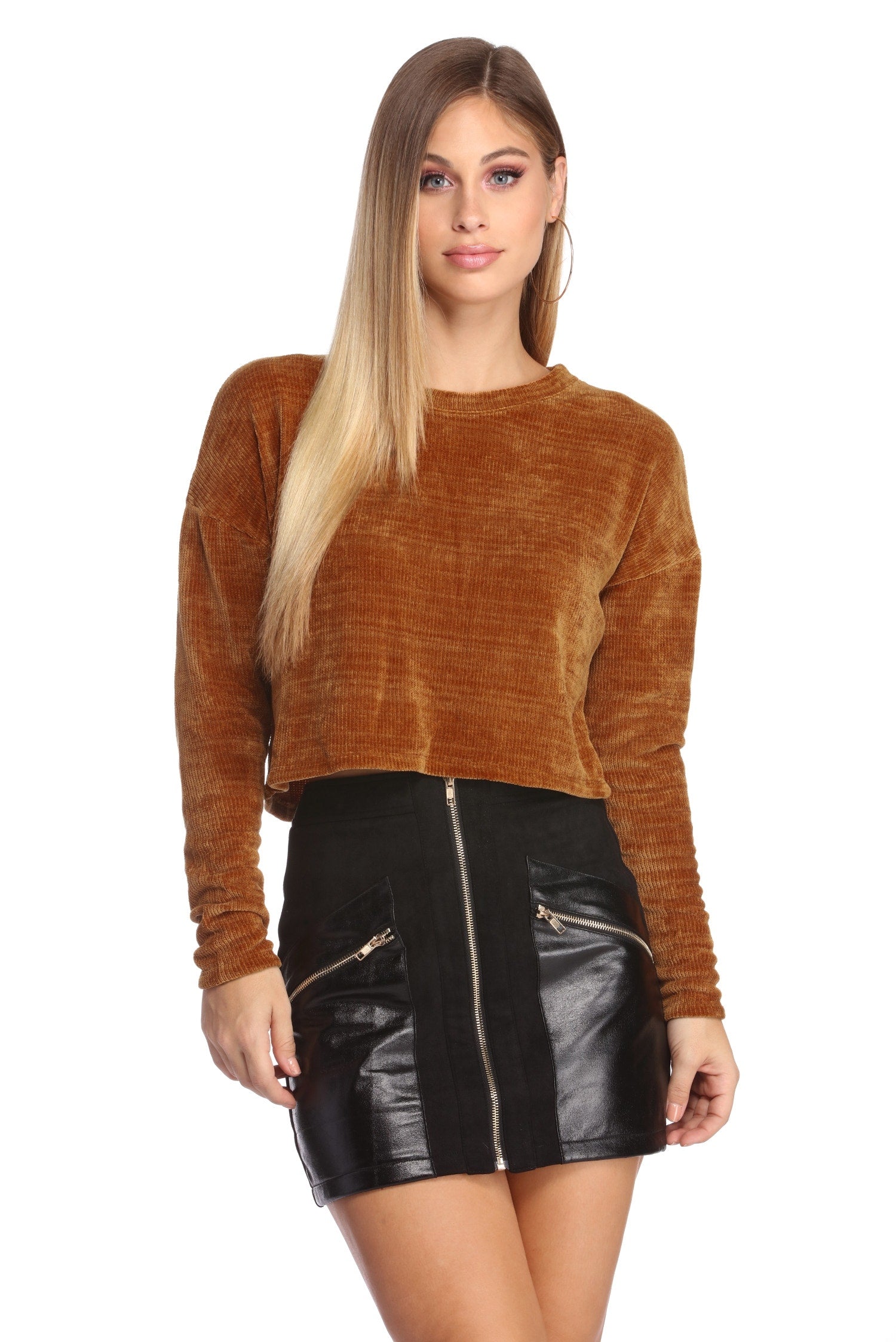 Chenille With You Pullover Top