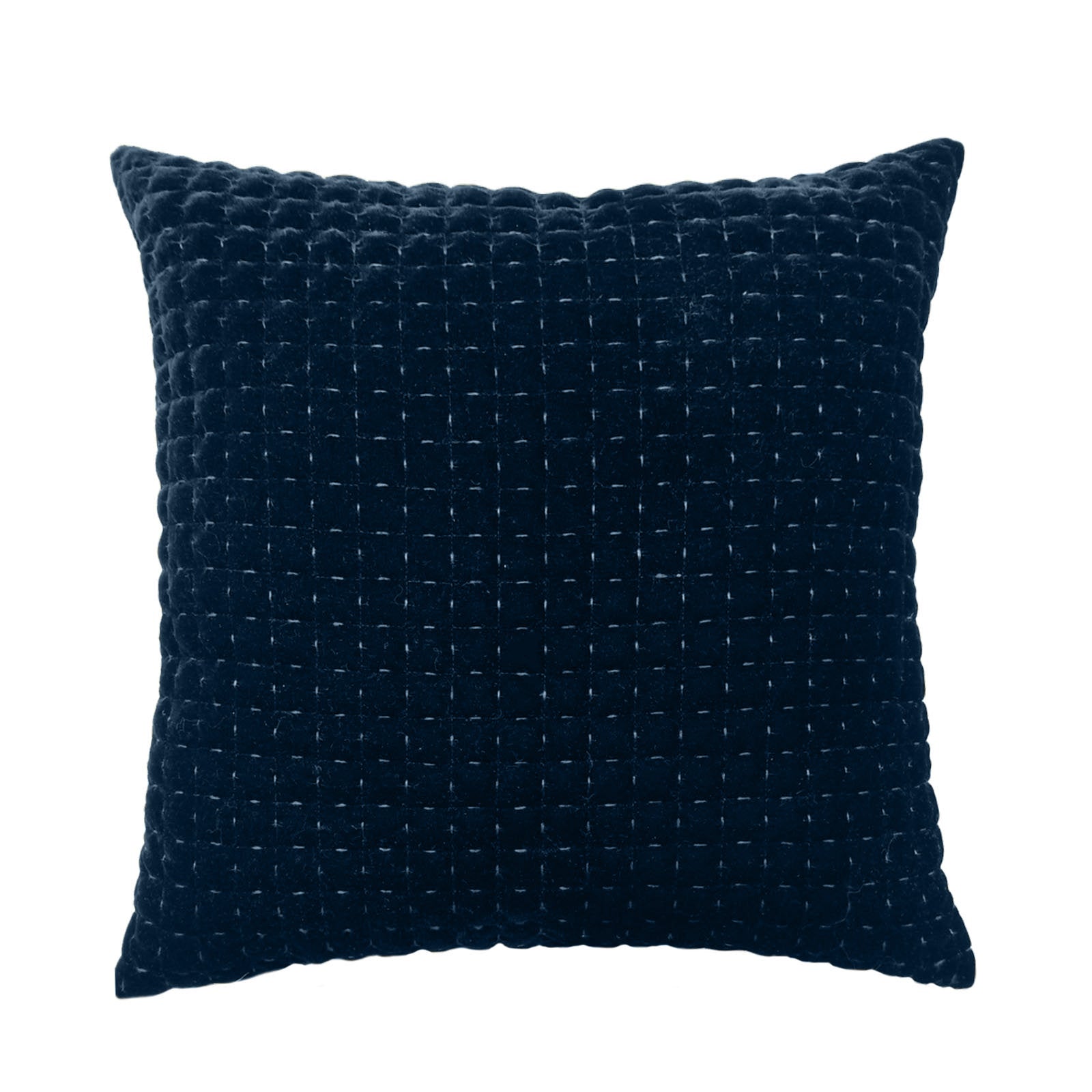 45X45 Cm Velvet Cushion Cover 2278-002-1-Blue