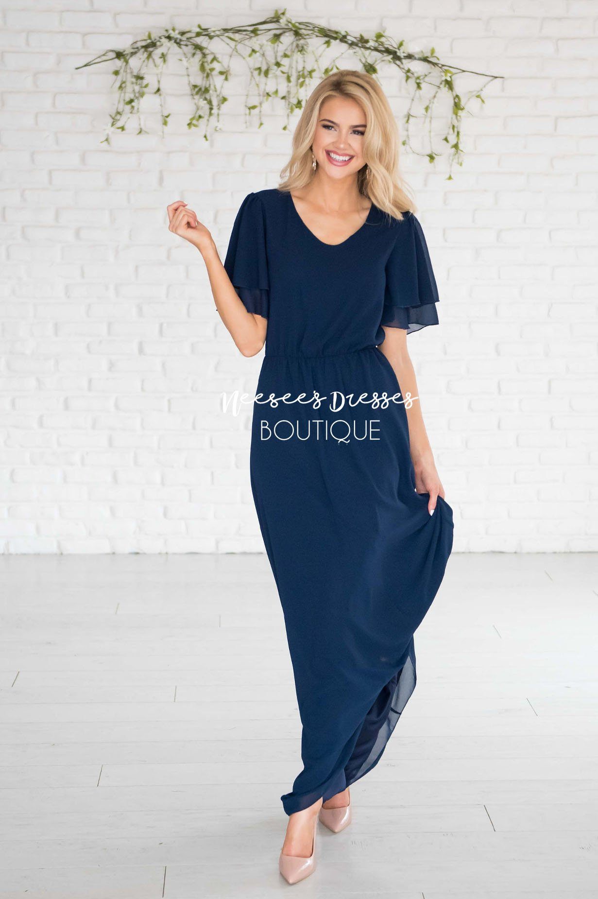 The Chloe Chiffon Maxi Dress