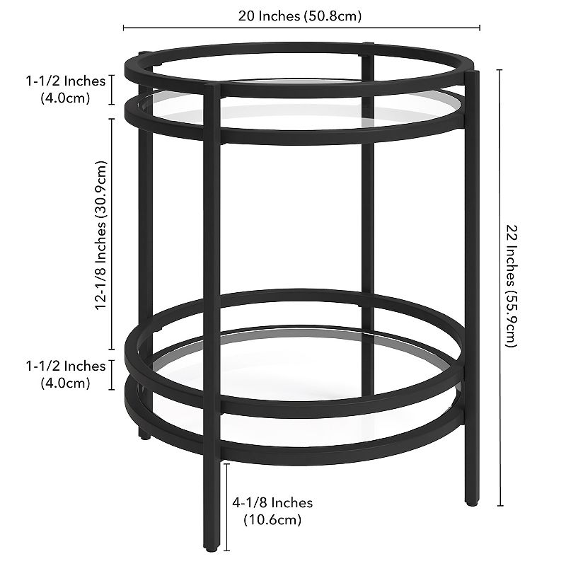 Finley and Sloane Robillard Round End Table