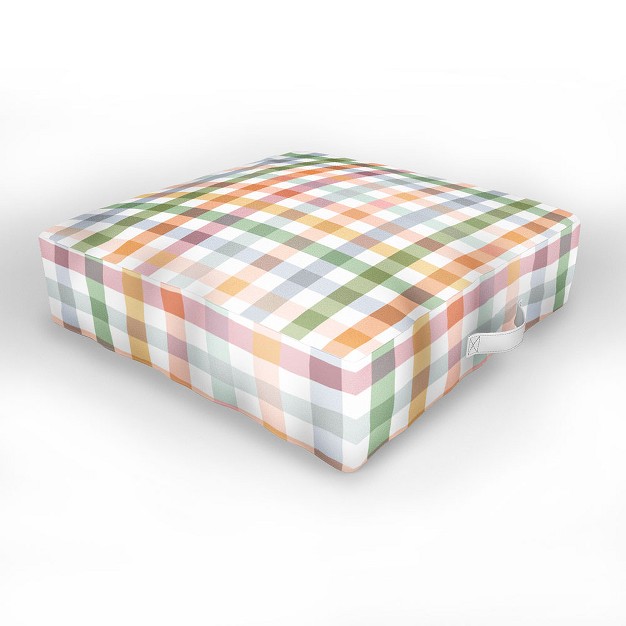 Ninola Design Countryside Gingham Picnic Outdoor Floor Cushion Deny Designs