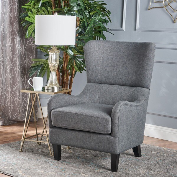 Quentin High-Back Club Chair by Christopher Knight Home