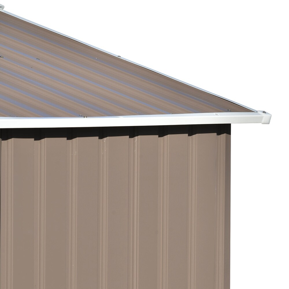 Metal Storage Shed with Adjustable Shelf and Vents