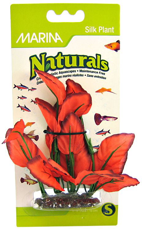 Marina Naturals Red Foreground Silk Plant