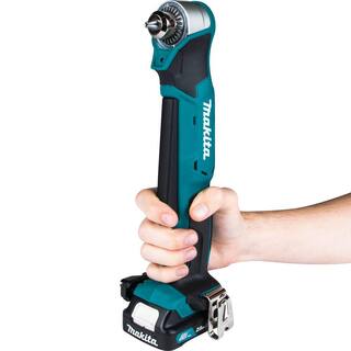 Makita 12V max CXT Lithium-Ion Cordless 38 in. Right Angle Drill Kit (2.0 Ah) AD03R1