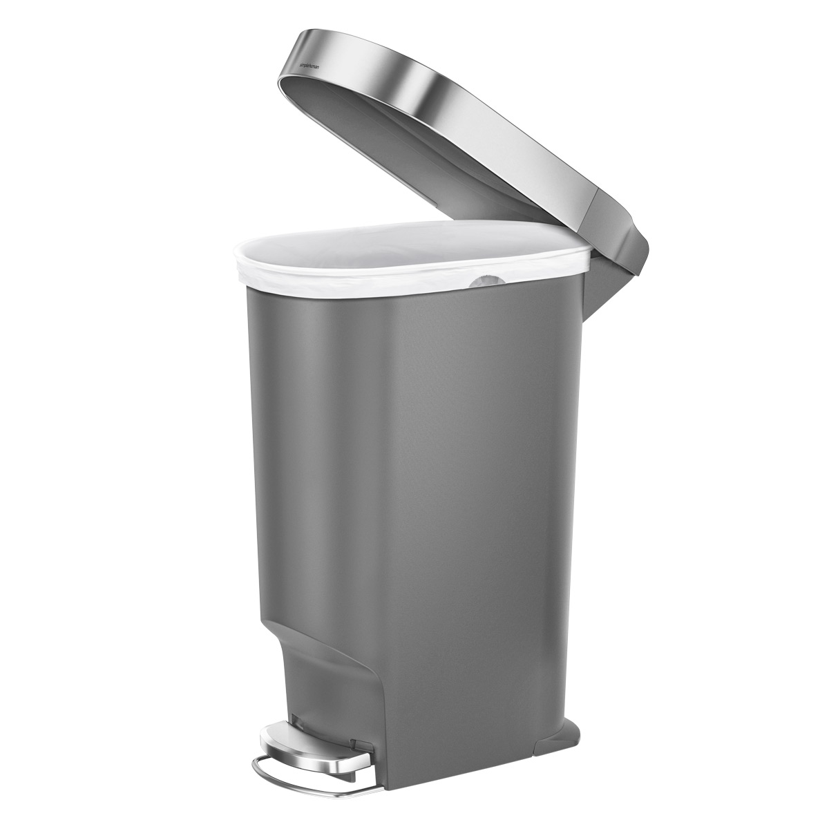 simplehuman 105 gal Slim Step Trash Can