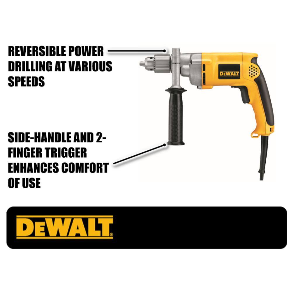 DW 7.8 Amp Corded 12 in. Variable Speed Reversing Drill DW235G