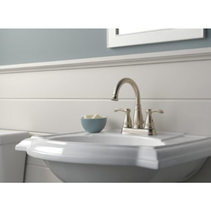 LAV FAUCET2H W/POP BN LL