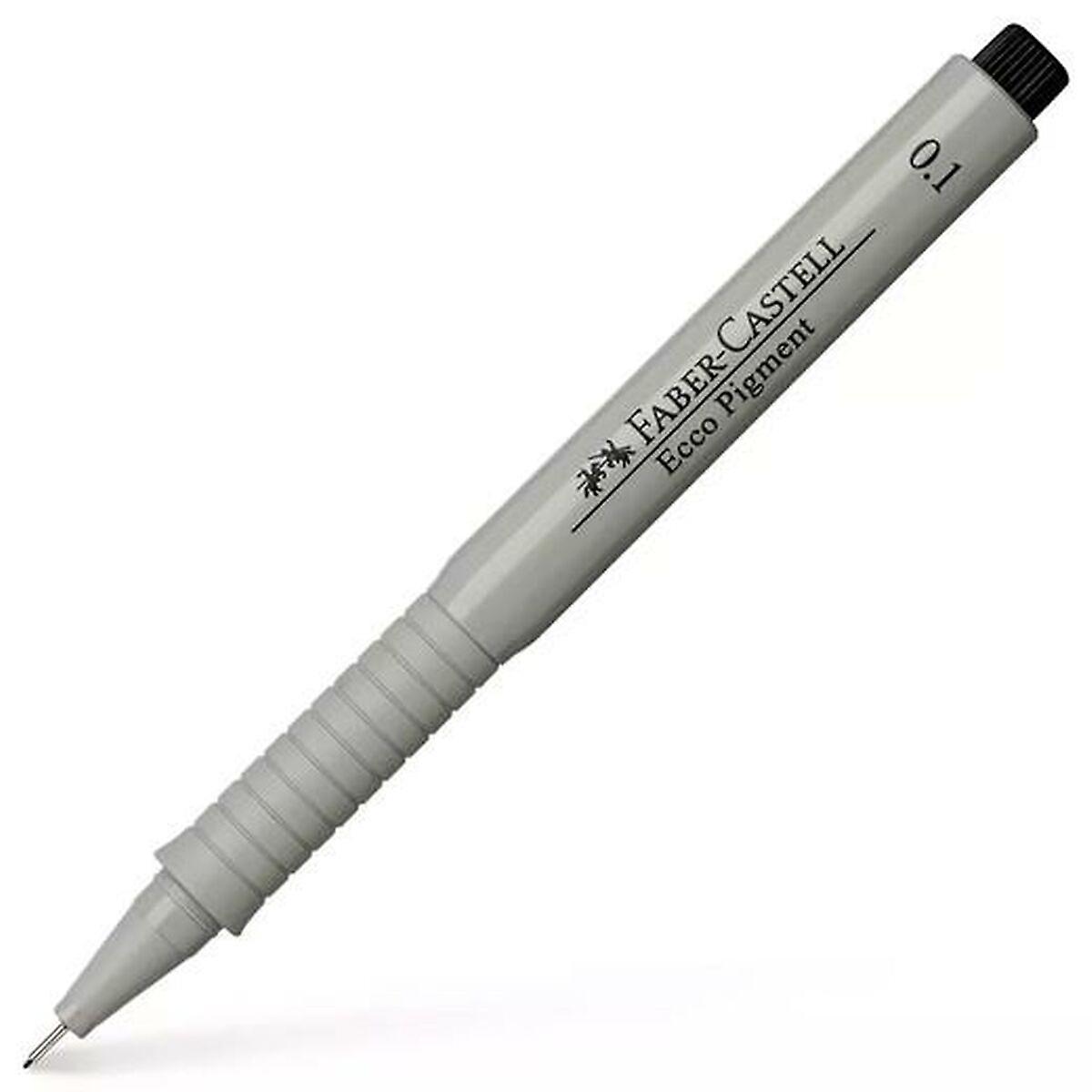 felt-tip pens Faber-Castell Ecco Pigment 0，1 mm Black (10Units)