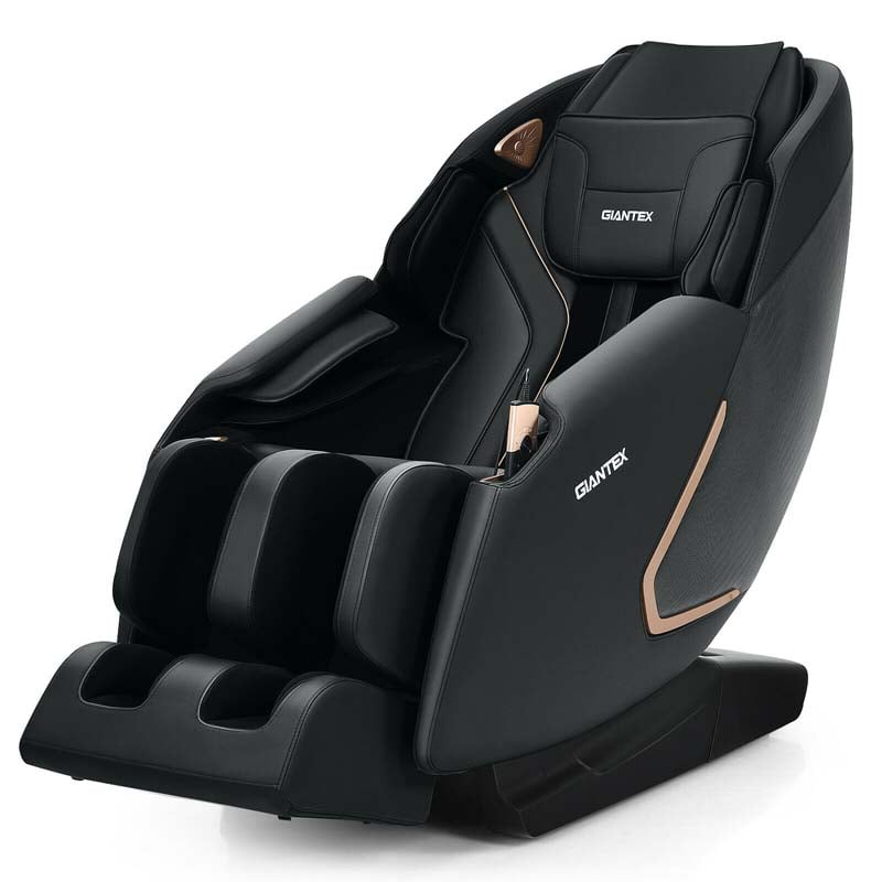 Assembly-Free SL Track Full Body Zero Gravity Massage Chair Recliner with Back Heater