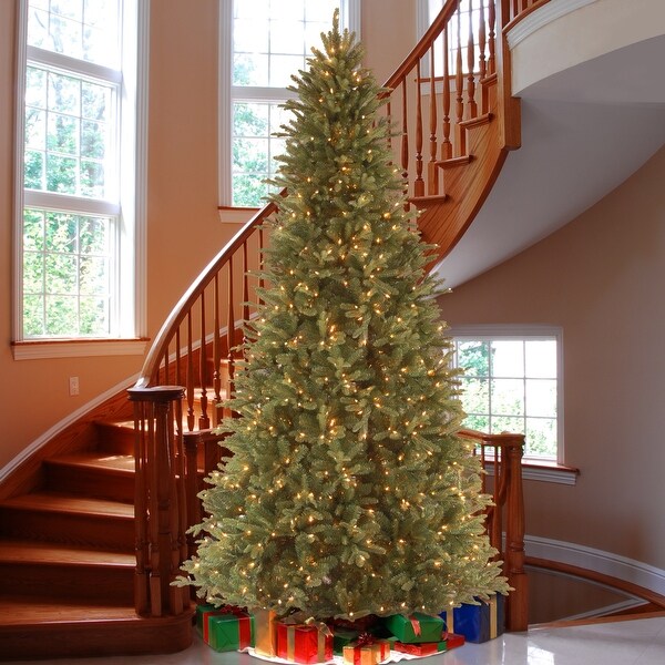 National Tree Company 6.5 ft. Prelit Realistic Artificial Slim Fir Tree