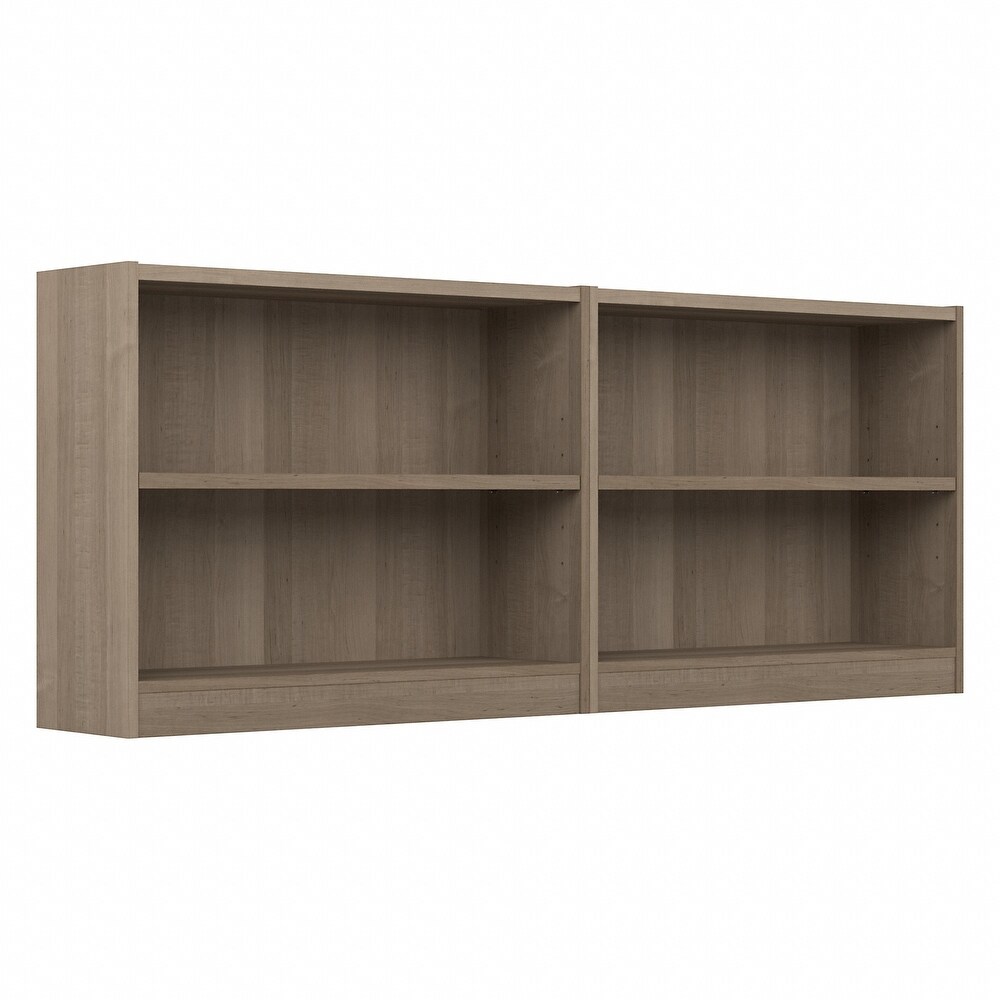 Universal Small 2 Shelf Bookcase Set of 2 by Bush Furniture