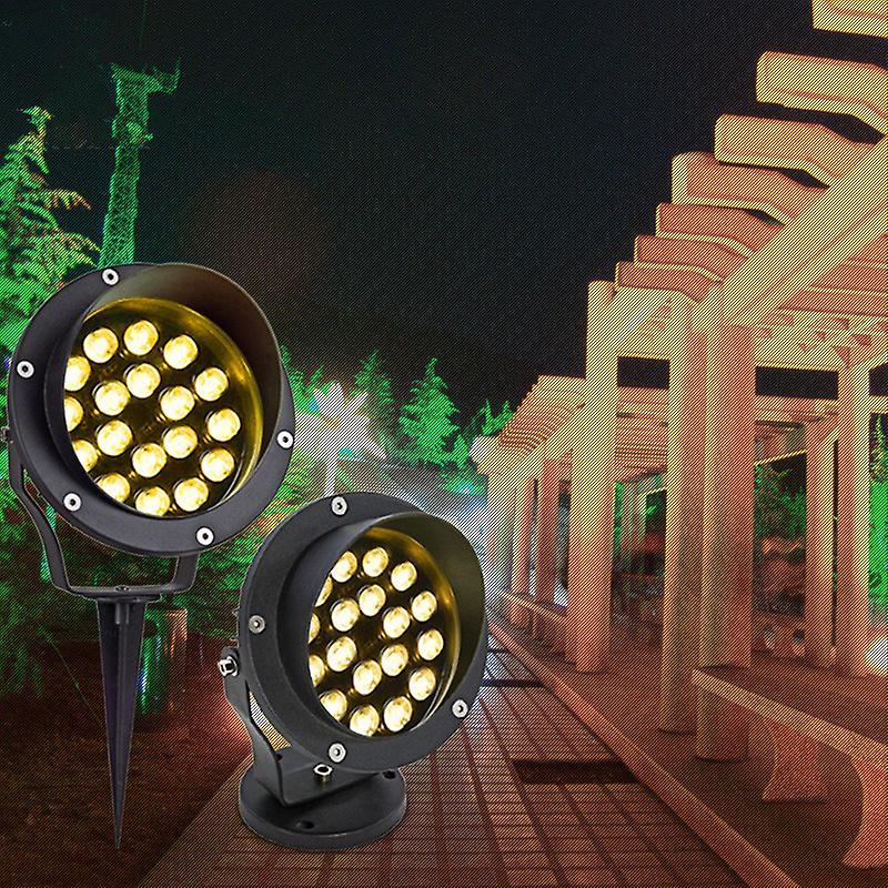 Led Yard Lights Outdoor 3w Bulbs Backlight Tree Light Landscape Spotlights Waterproof For Patio Lawn Pool Yard Garage Garden