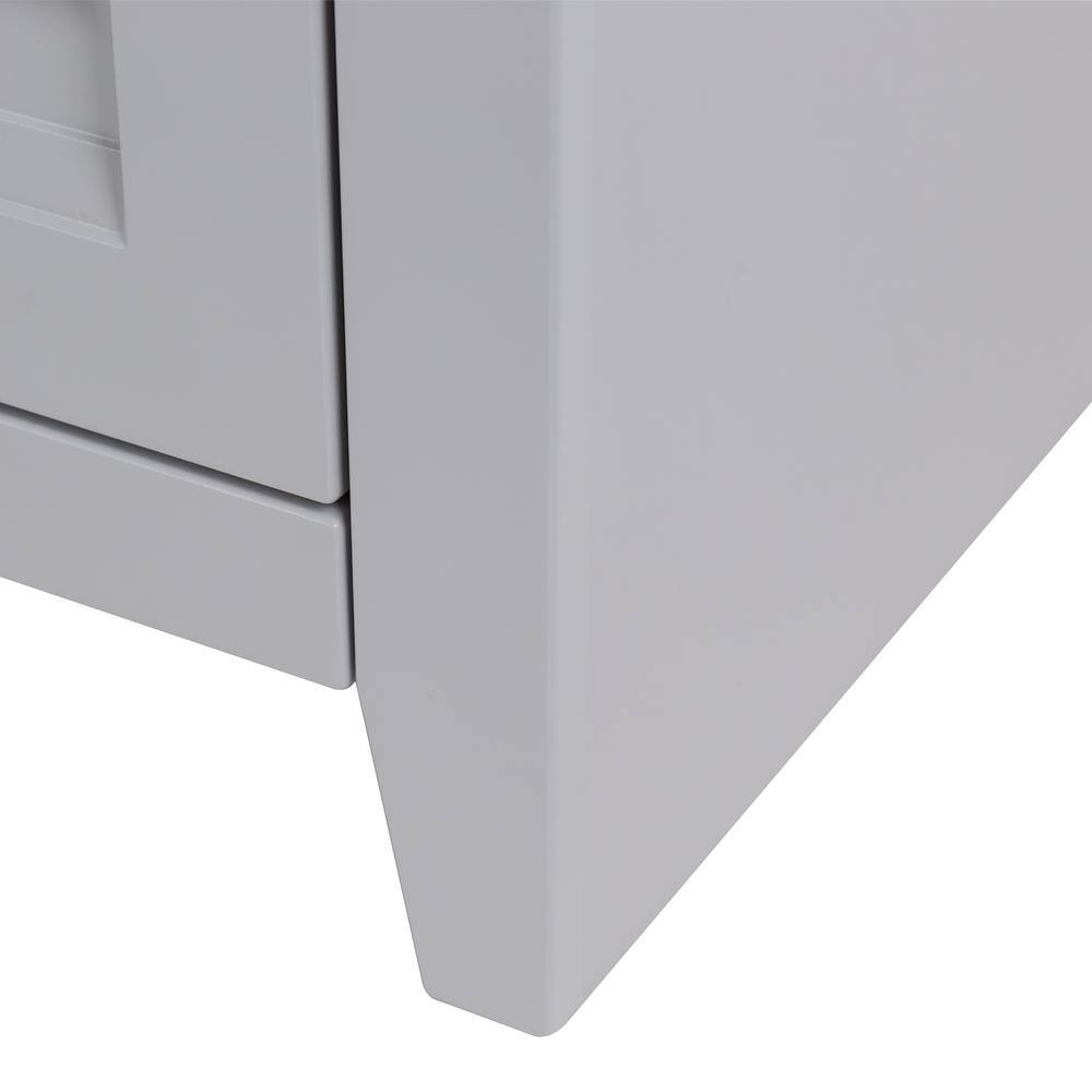 Home Decorators Collection Ridge 48 in. W x 21.6 in. D x 34 in. H Bath Vanity Cabinet without Top in Pearl Gray RG48-PG