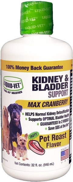 Liquid-Vet Kidney and Bladder Support Pot Roast Flavor Dog Supplement