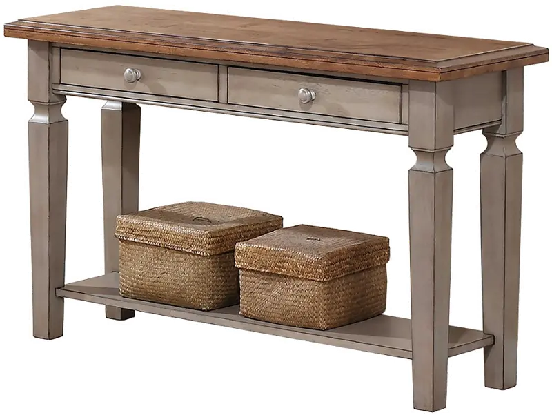 Barnwell Two Tone Console Table