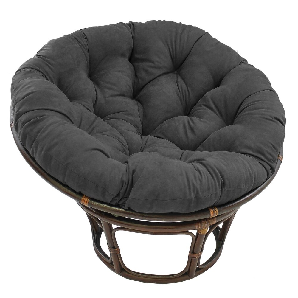 Microsuede Indoor Papasan Cushion (44 inch  48 inch  or 52 inch) (Cushion Only)