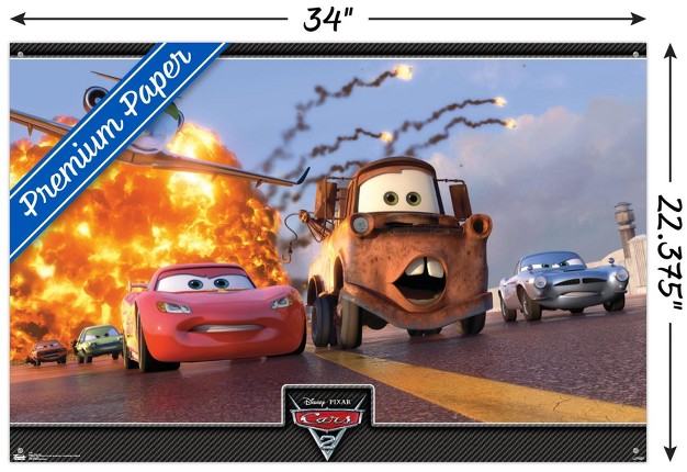 Trends International Disney Pixar Cars 2 Action Trio Unframed Wall Poster Prints