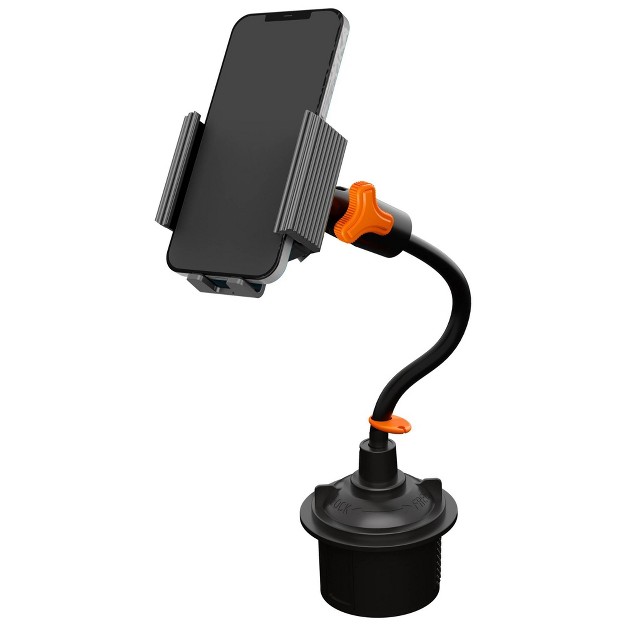 Armor All Wireless Charging Phone Mount With Gooseneck Cup Holder