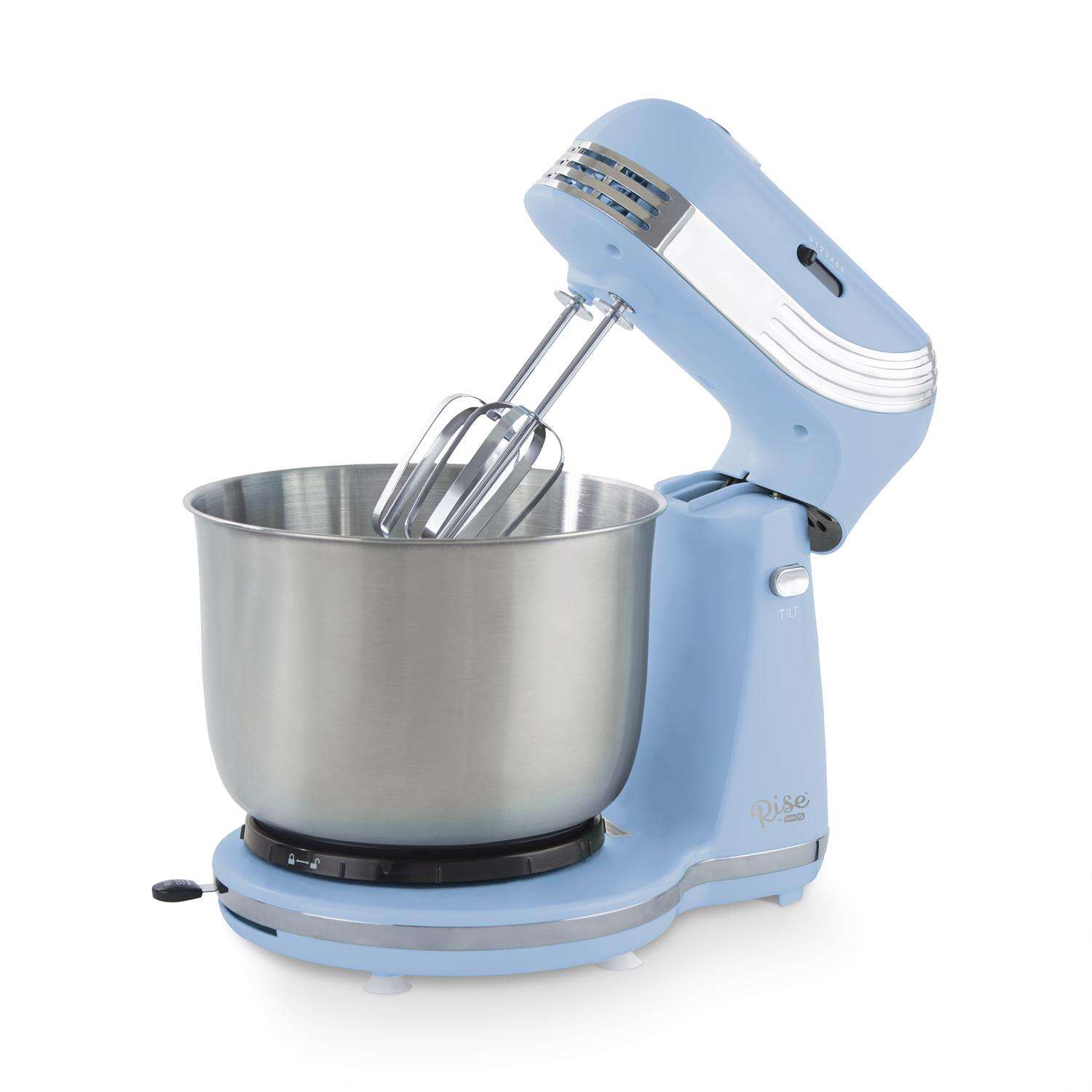 Rise by Dash Aqua Sky 3 qt. cap. 6 speed Stand Mixer