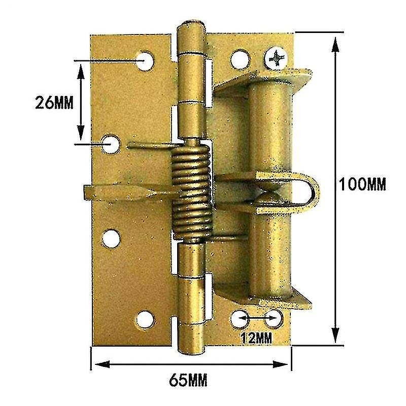 Metal Automatic Spring Door Closer Door Closing Hinge Adjust The Door Closing Hfmqv