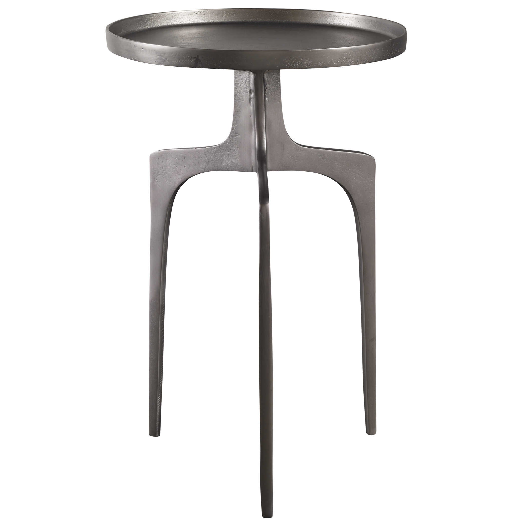 NICKEL KENNA END TABLE